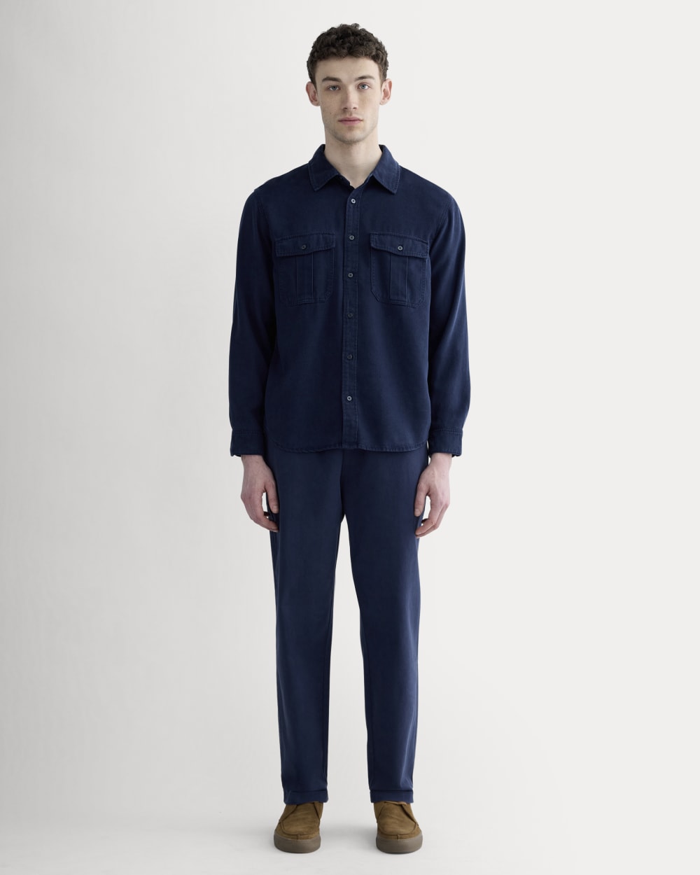 The Utility Shirt Jacket in Buttersoft | Navy