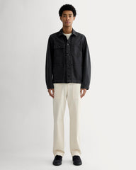 The Denim Utility Jacket | Black