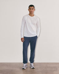 The Rec Long-Sleeve Crew | White