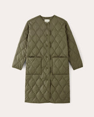 The Long Quilted Liner | Kalamata