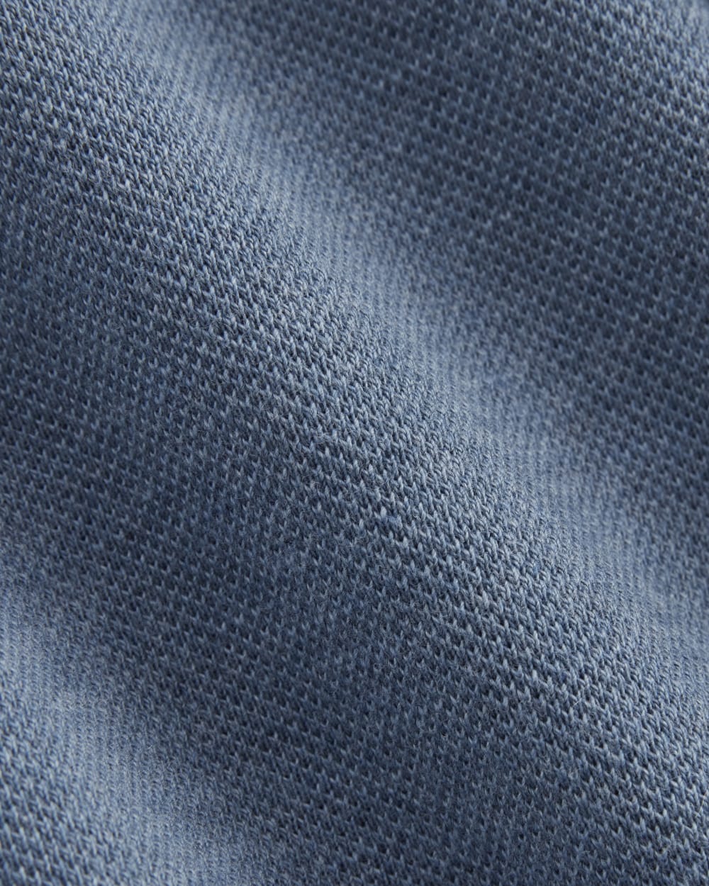 The Pique Polo | Heather Soft Cobalt