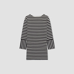The Mariner Dress | Black / Canvas Tan