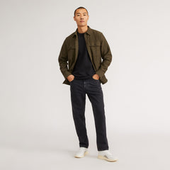 The Authentic Straight Jean | Washed Black