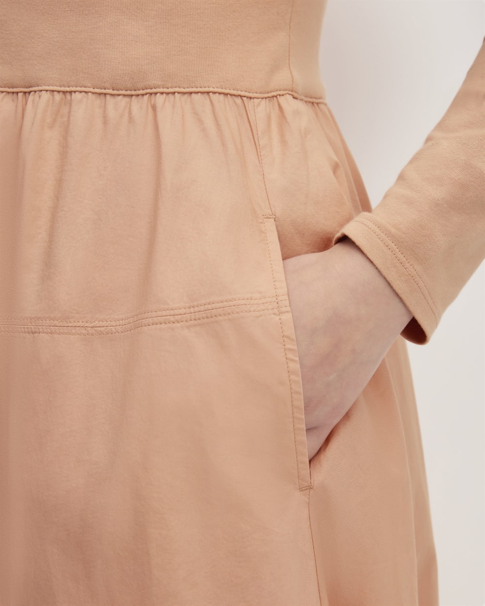 The Long-Sleeve Riviera Dress | Blush Pink
