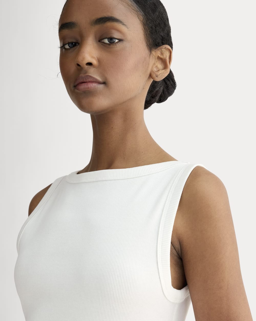 The Selfie Tank Dress | White