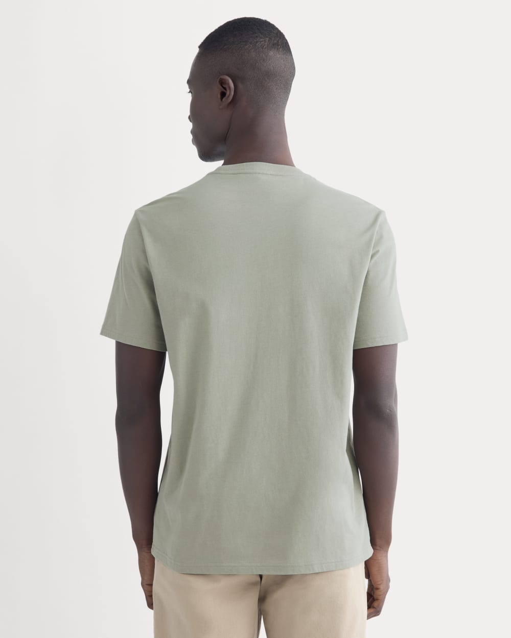 The Essential Organic Crew | Sage Green