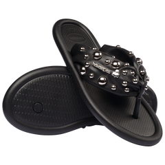 Women's Isabel Marant Maxi Puffed Studs Flip Flops
