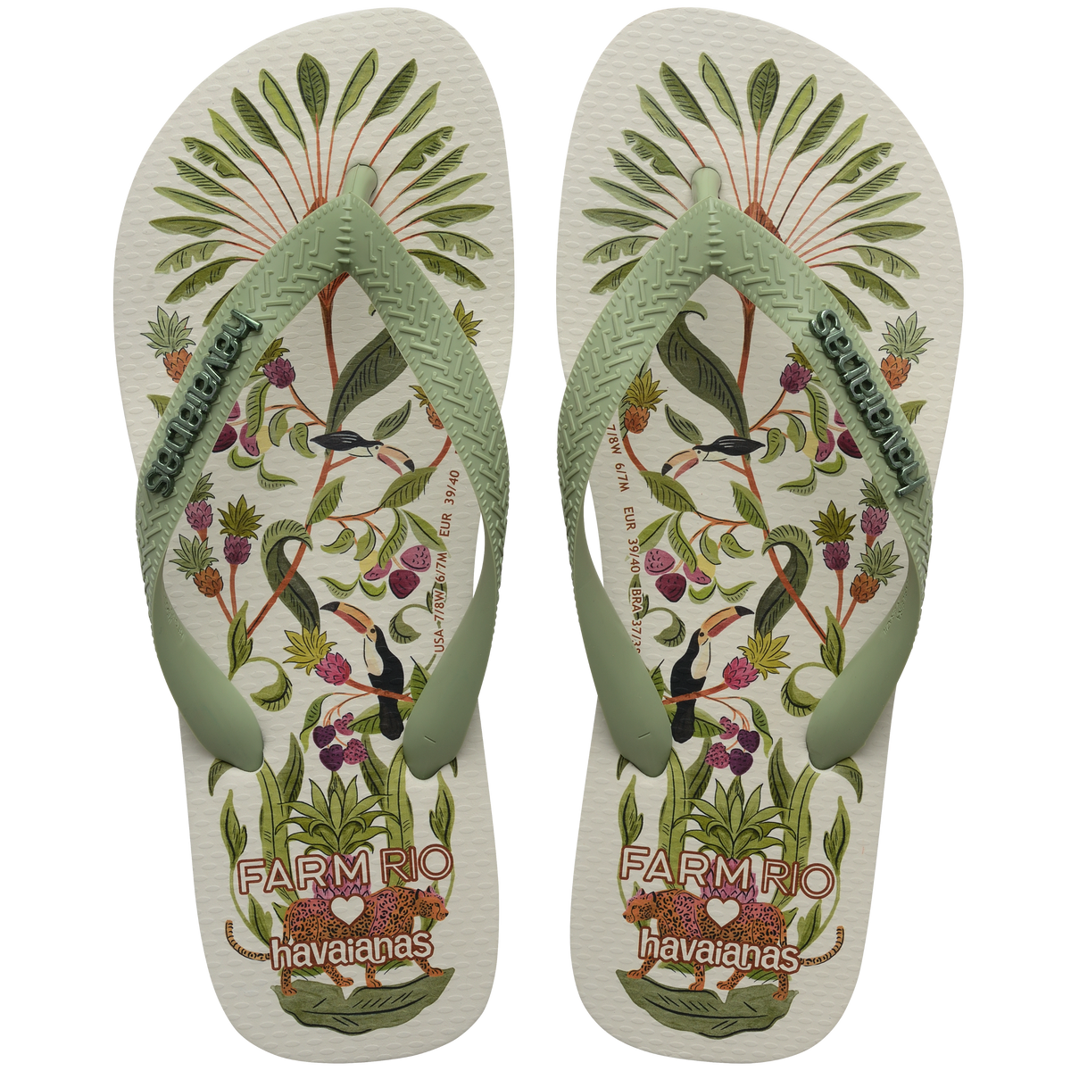 Women's FARM Rio Sweet Forest Flip Flops